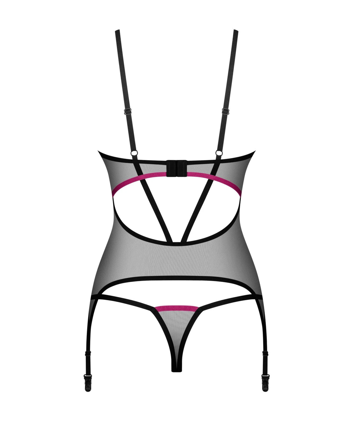 Conjunto de lencería Novenes – negro 26331401121 | Obsessive