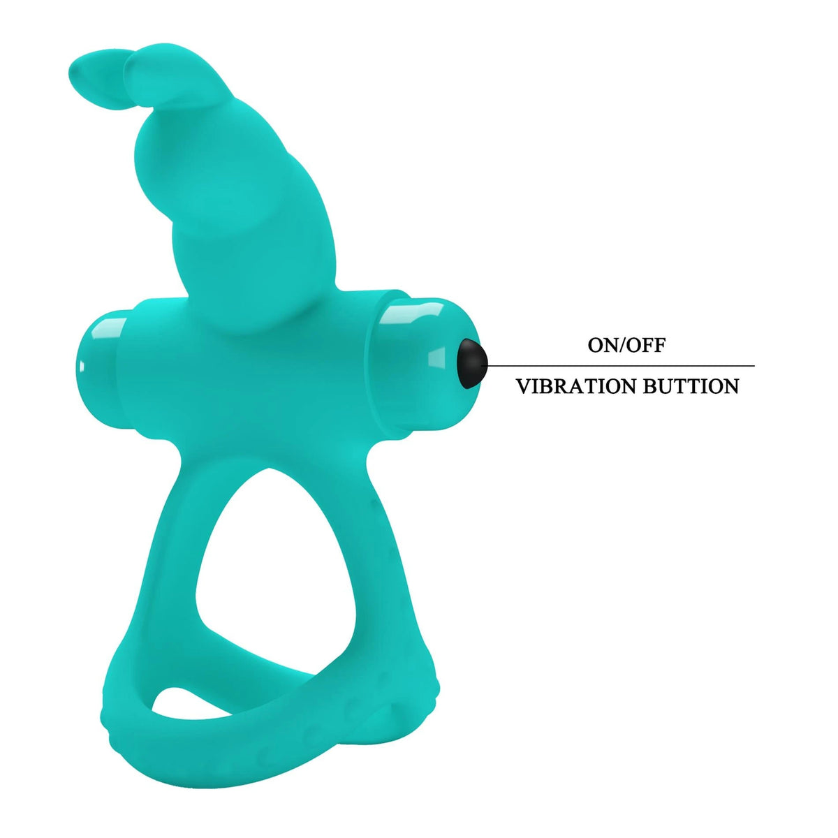 Anello fallico Figgy 10 funzioni – vibrante, azzurro | Pretty Love