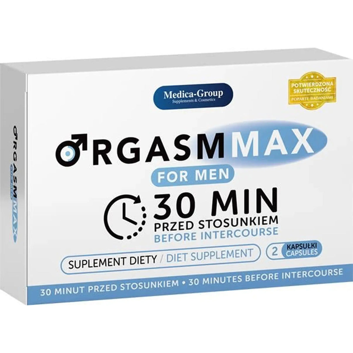 Integratore OrgasmMax for Men-2 – per l'erezione | Medica Group
