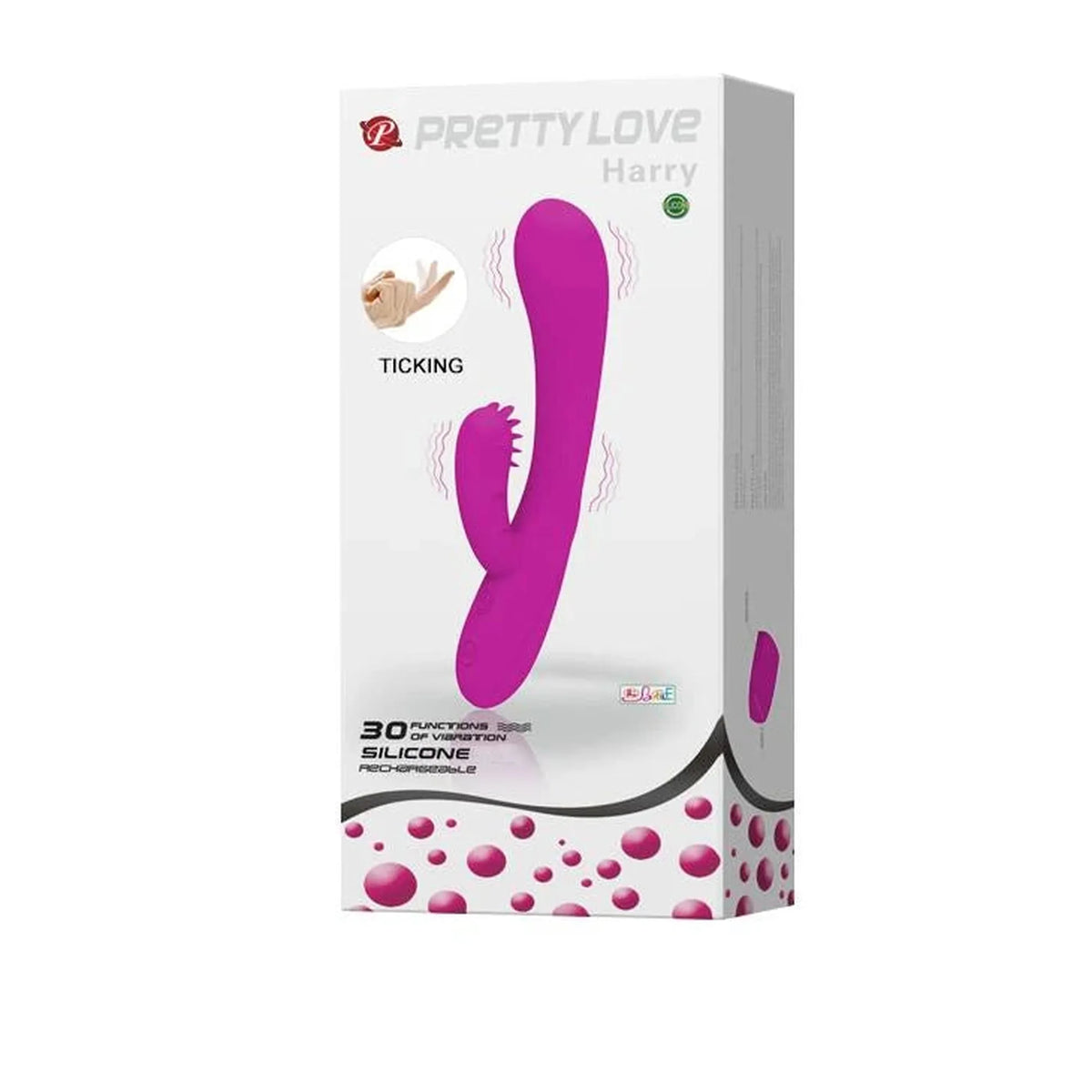 Vibratore rabbit Harry 30 funzioni – fucsia | Pretty Love