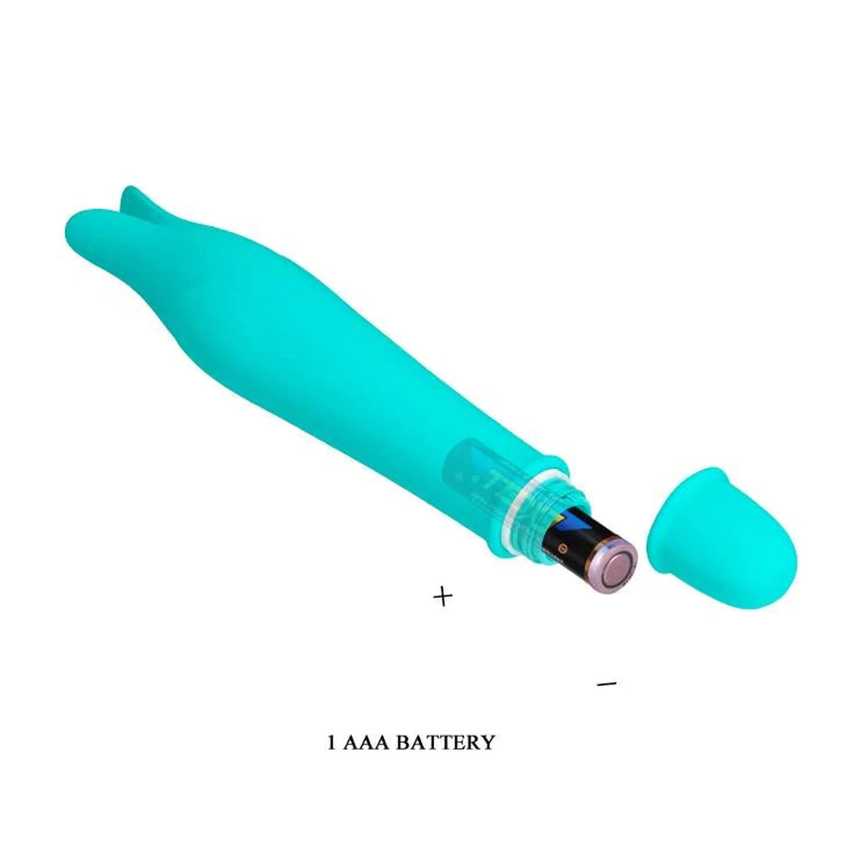 Mini vibrador Valentine 7 funciones – recargable, azul claro | Pretty Love