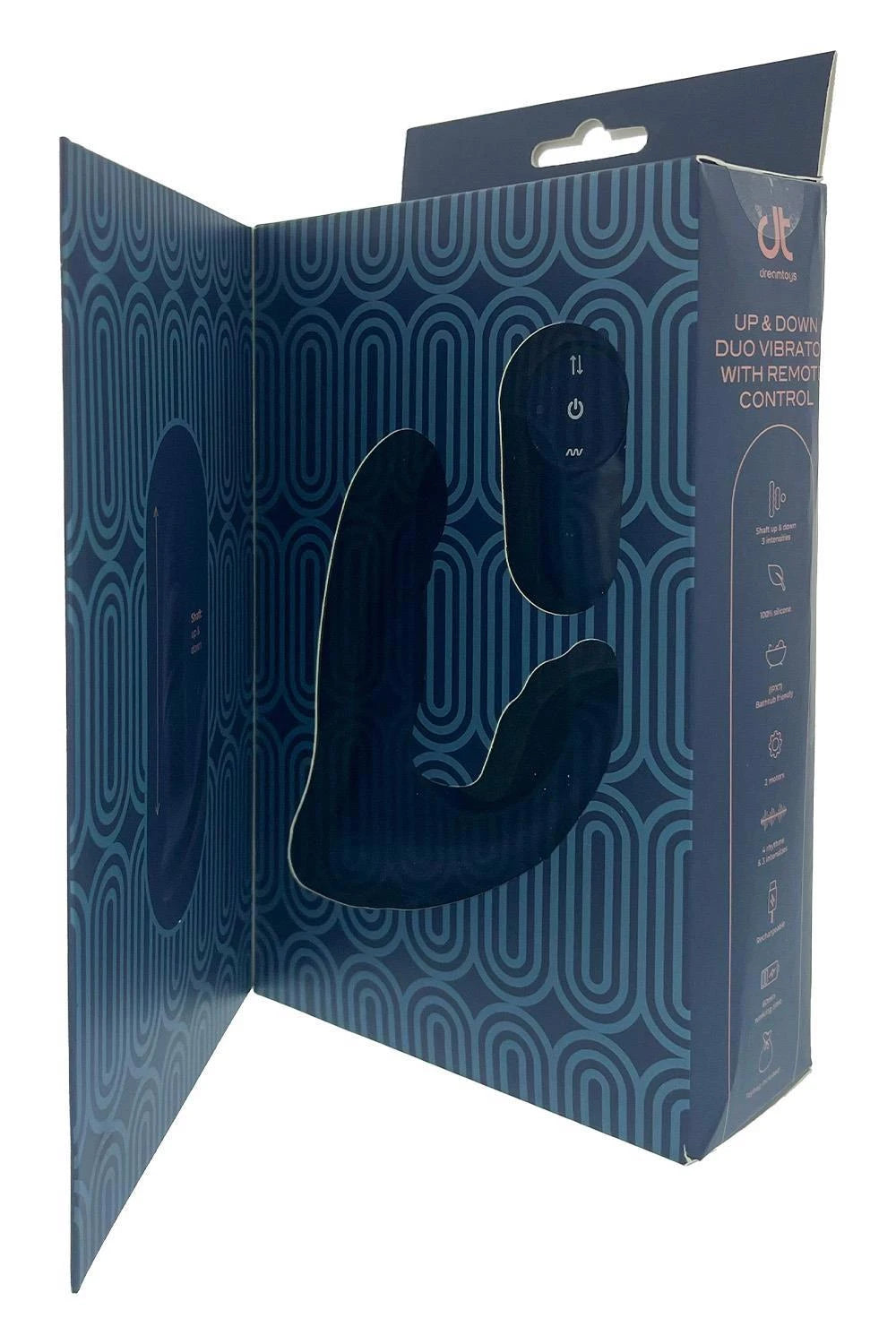 Stimolatore clitorideo Pulz Blake Up&Down DUO 3 velocità – con telecomando, ricaricabile | Dream Toys