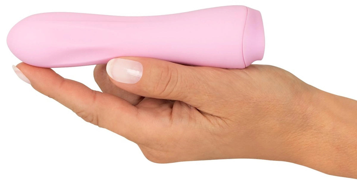 Mini vibratore 13.6 cm – ricaricabile, rosa | Cuties
