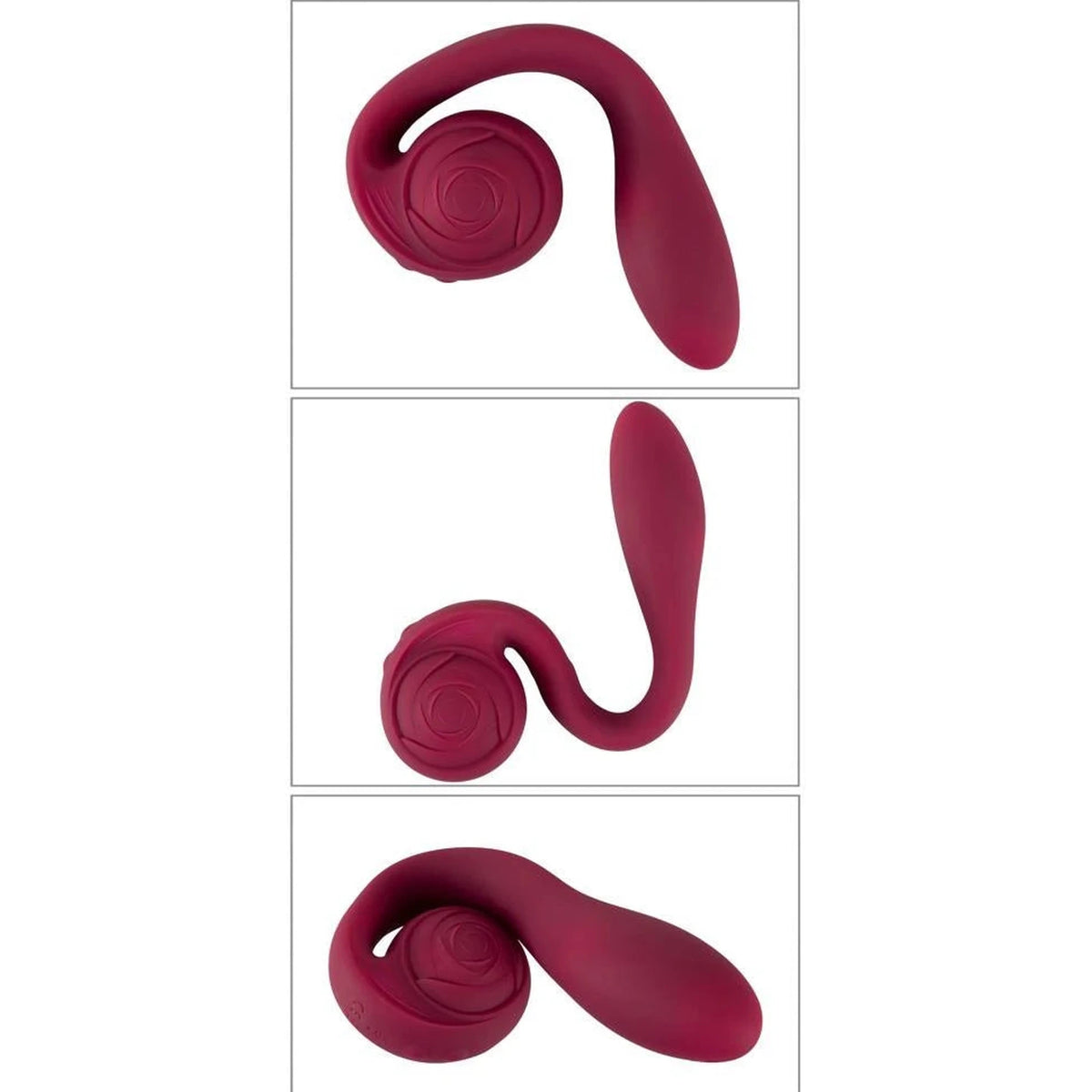 Vibromasseur spécial 20.1 cm – rechargeable, rouge | Rosenrot