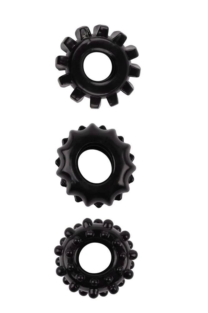 Anillo para el pene ALL Time Favorites Cockrings – negro | Dream Toys