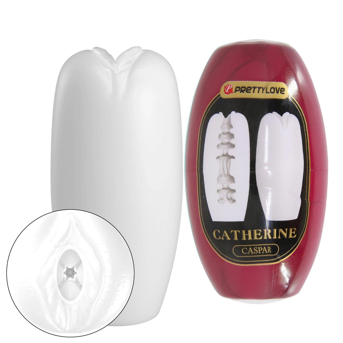 Masturbator Catherine Caspar – pocket size, white | Pretty Love