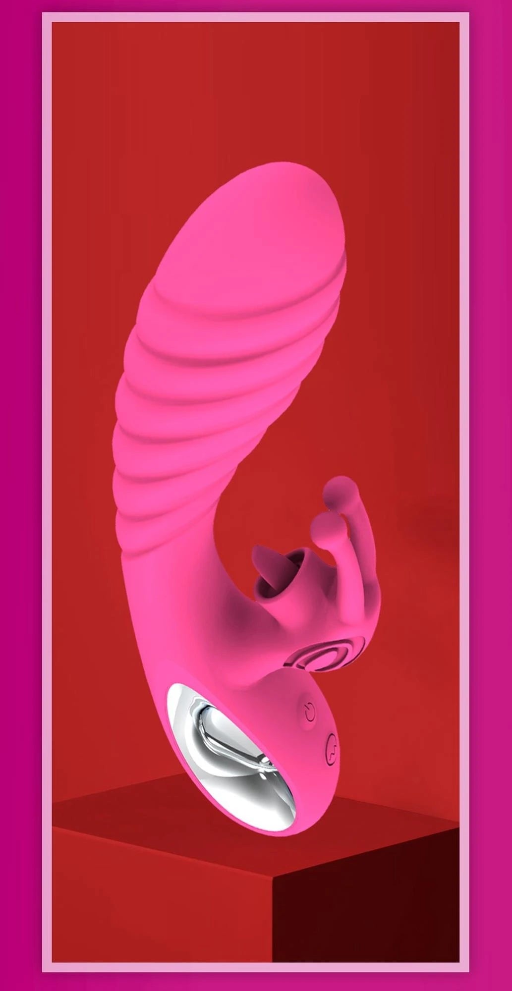 Vibratore rabbit Vicky 36 funzioni – ricaricabile, fucsia | Favorites