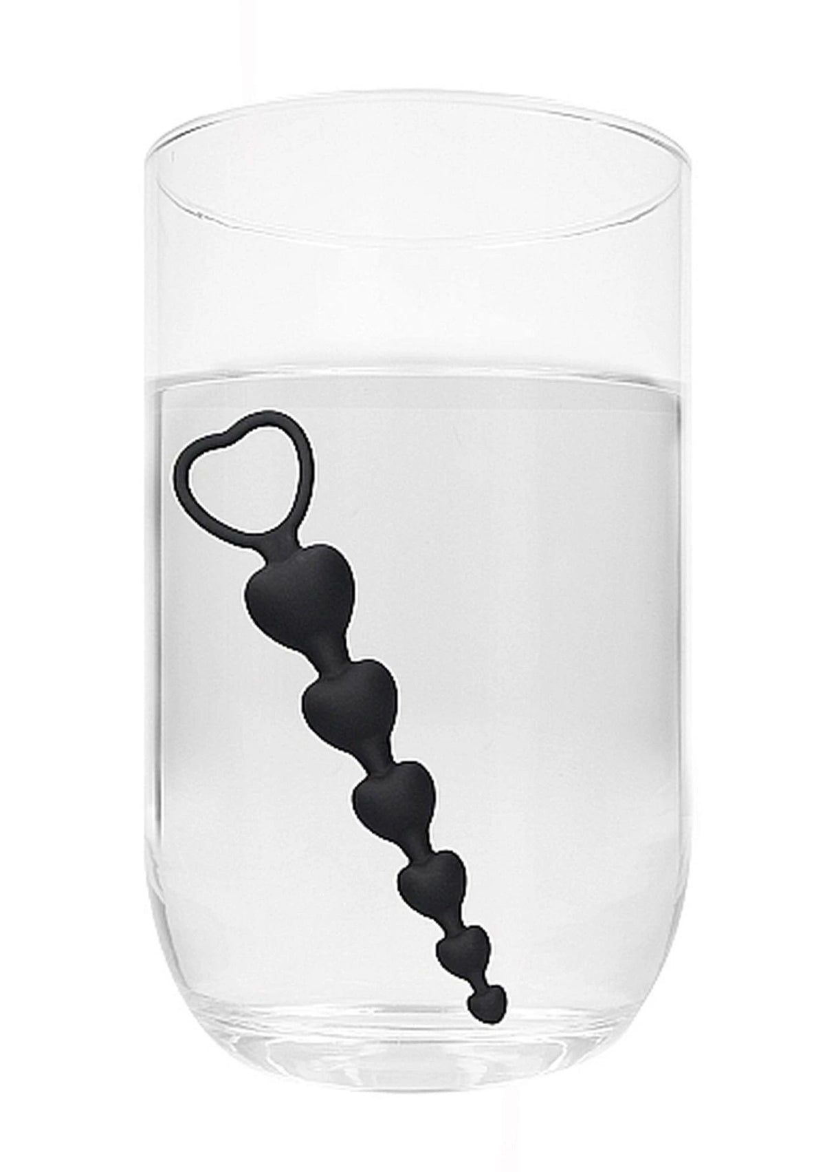 Bolas anais Heart 18.5 cm – preta | Ouch!