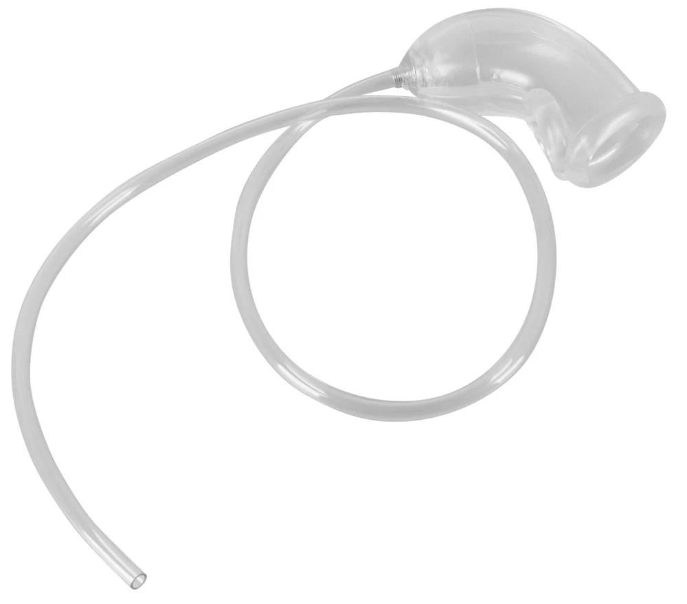 Gaine de pénis Piss Play – creuse, transparente