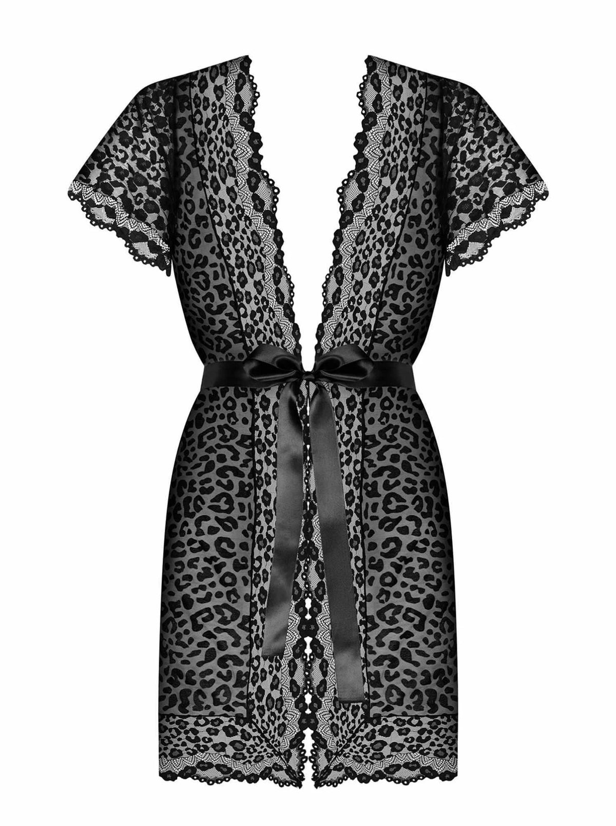 Peignoir Giully – noir | Obsessive
