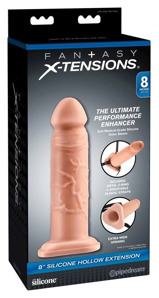 Extension de silicone creuse FX 8"