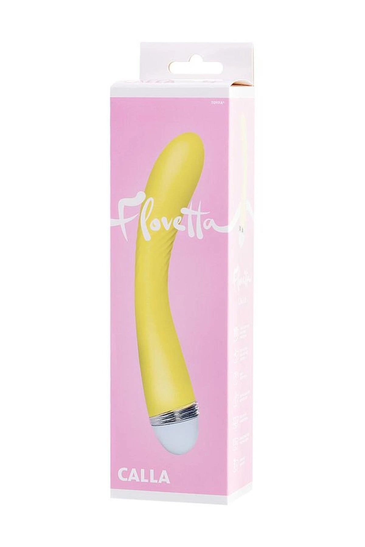 Vibratore punto G Toyfa Calla 10 funzioni – ricaricabile, giallo | Flovetta