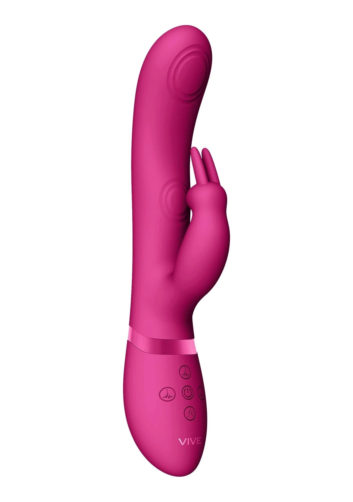 Vibratore rabbit May Pulse Wave 10 velocità – doppio | Vive