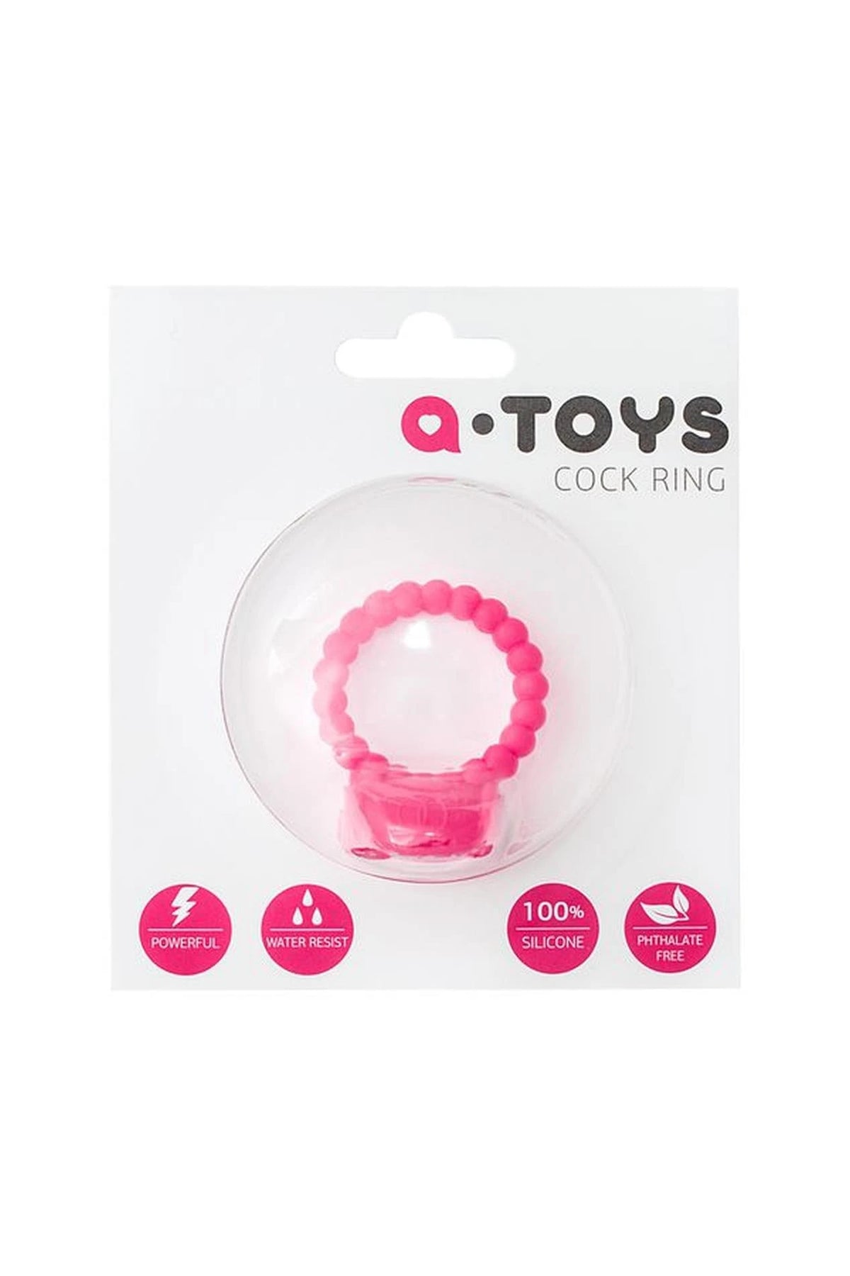Anillo para el pene VibroRing O3 – vibrador, rosa | A-Toys