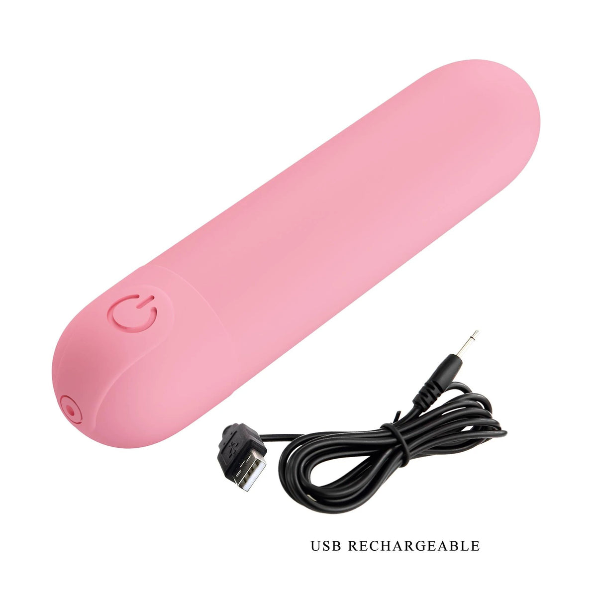 Mini vibratore Stefan 10 funzioni – ricaricabile, rosa BI-300085-3 | Pretty Love
