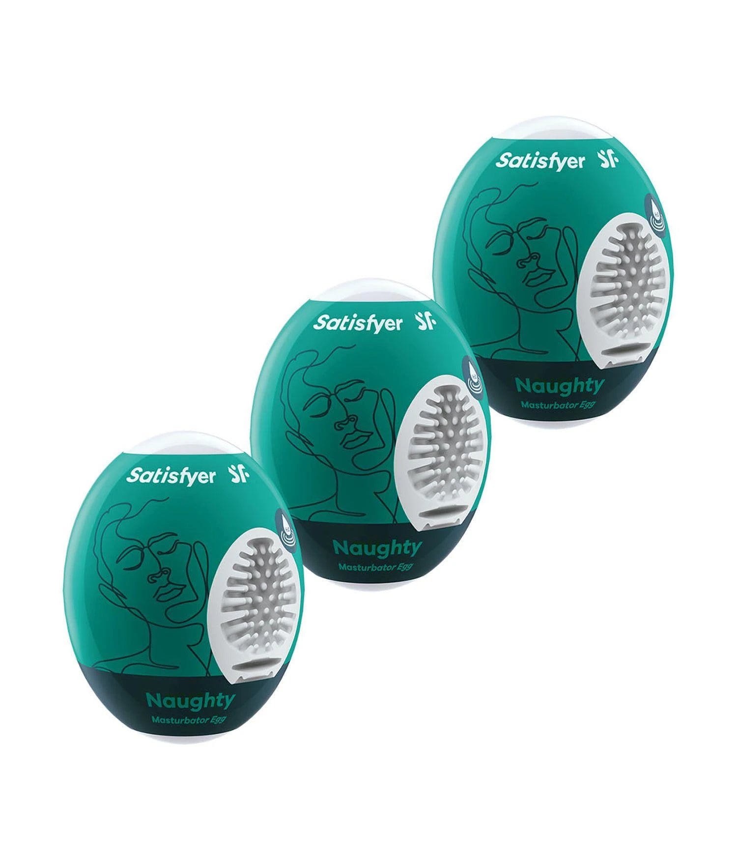 Masturbator Eggs (Set of 3 Naughty)