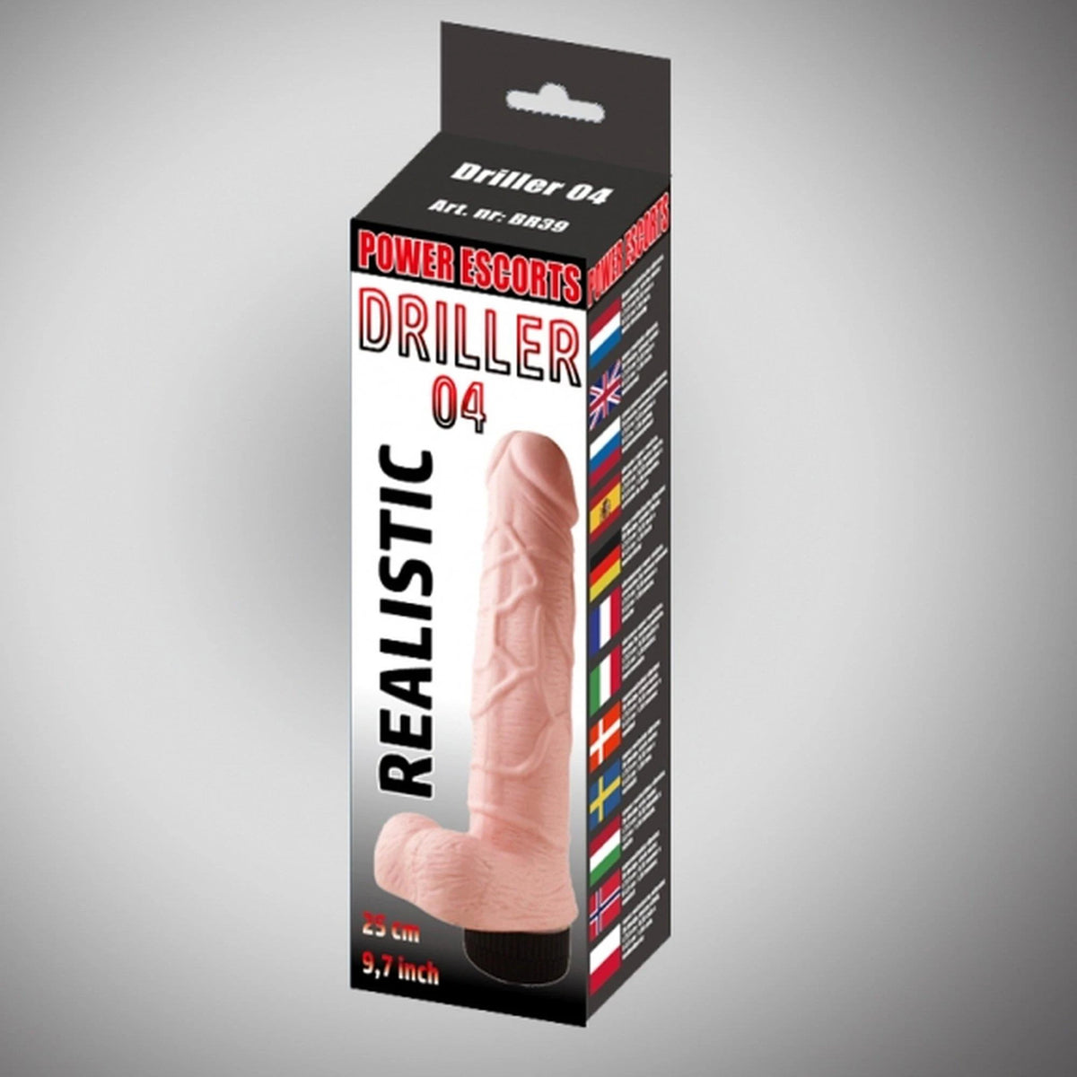 Realistischer Vibrator Driller 04 – hautfarben | Power Escorts