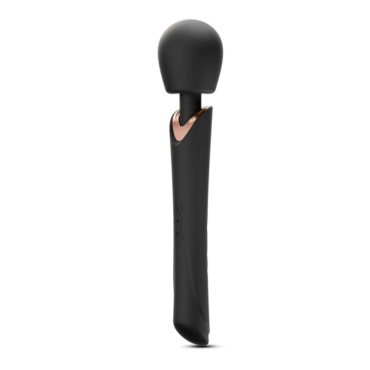 Massajador wand Holly 10 funções – recarregável, preto | Crushious