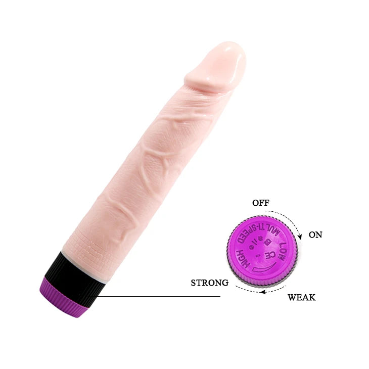 Vibratore realistico Adour Club – in cyberskin, nude BW-001080 | Baile