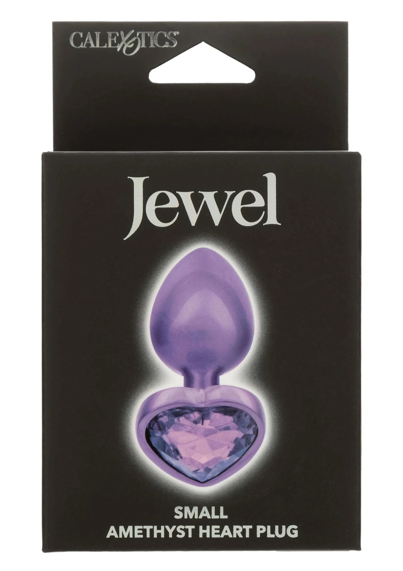 Plug Cœur de Diamant Petit Violet