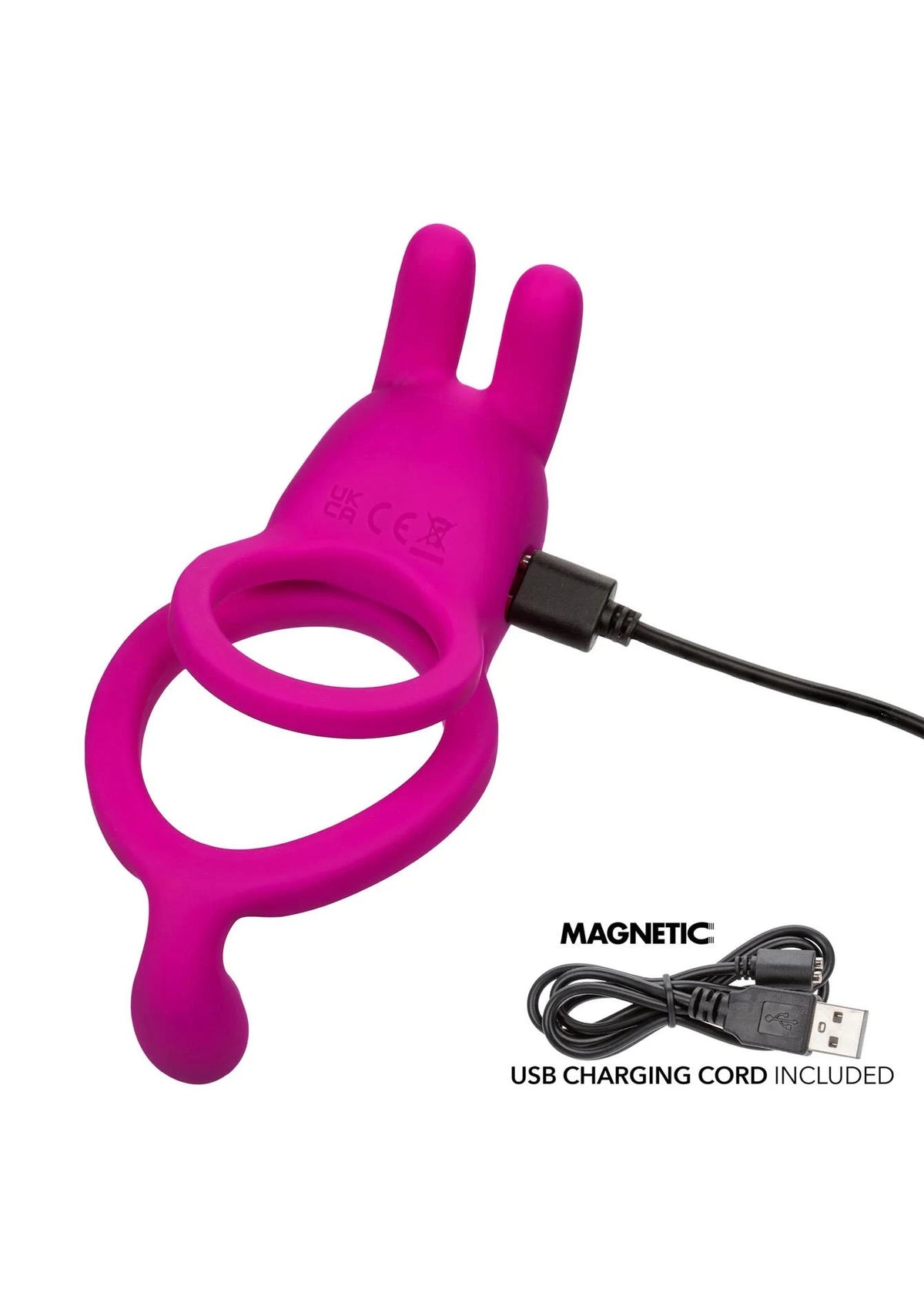 Anello fallico Touch 10 funzioni – ricaricabile, vibrante, rosa | Calexotics