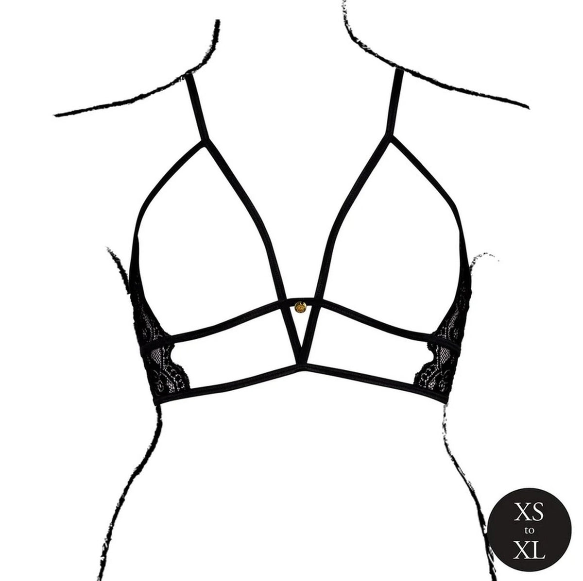 Completino Triangle Sliders – nero | Le Désir
