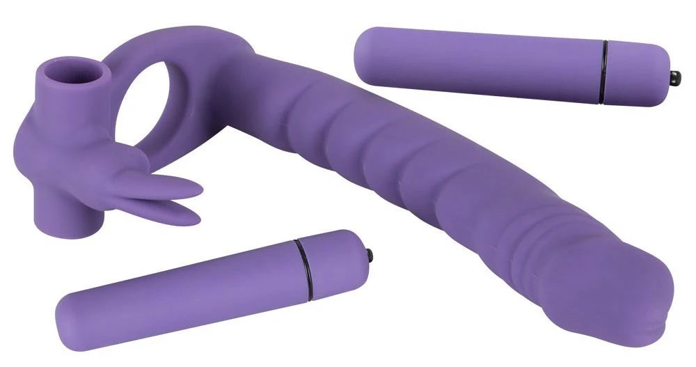 Anel peniano Delight – duplo, roxo