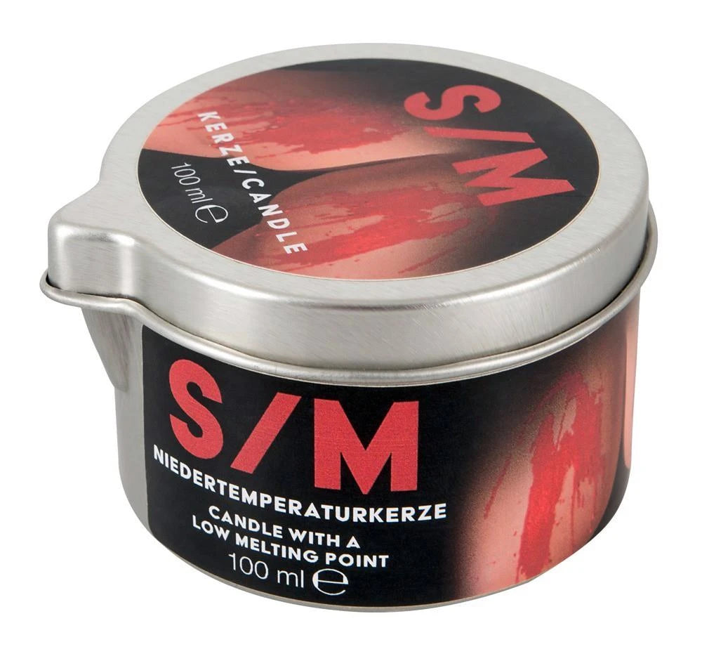 Bougie S/M en boîte rouge 100 g
