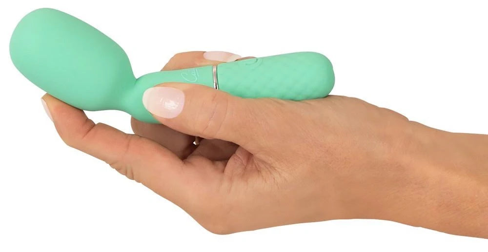 Mini vibratore 13.4 cm – ricaricabile, verde | Cuties
