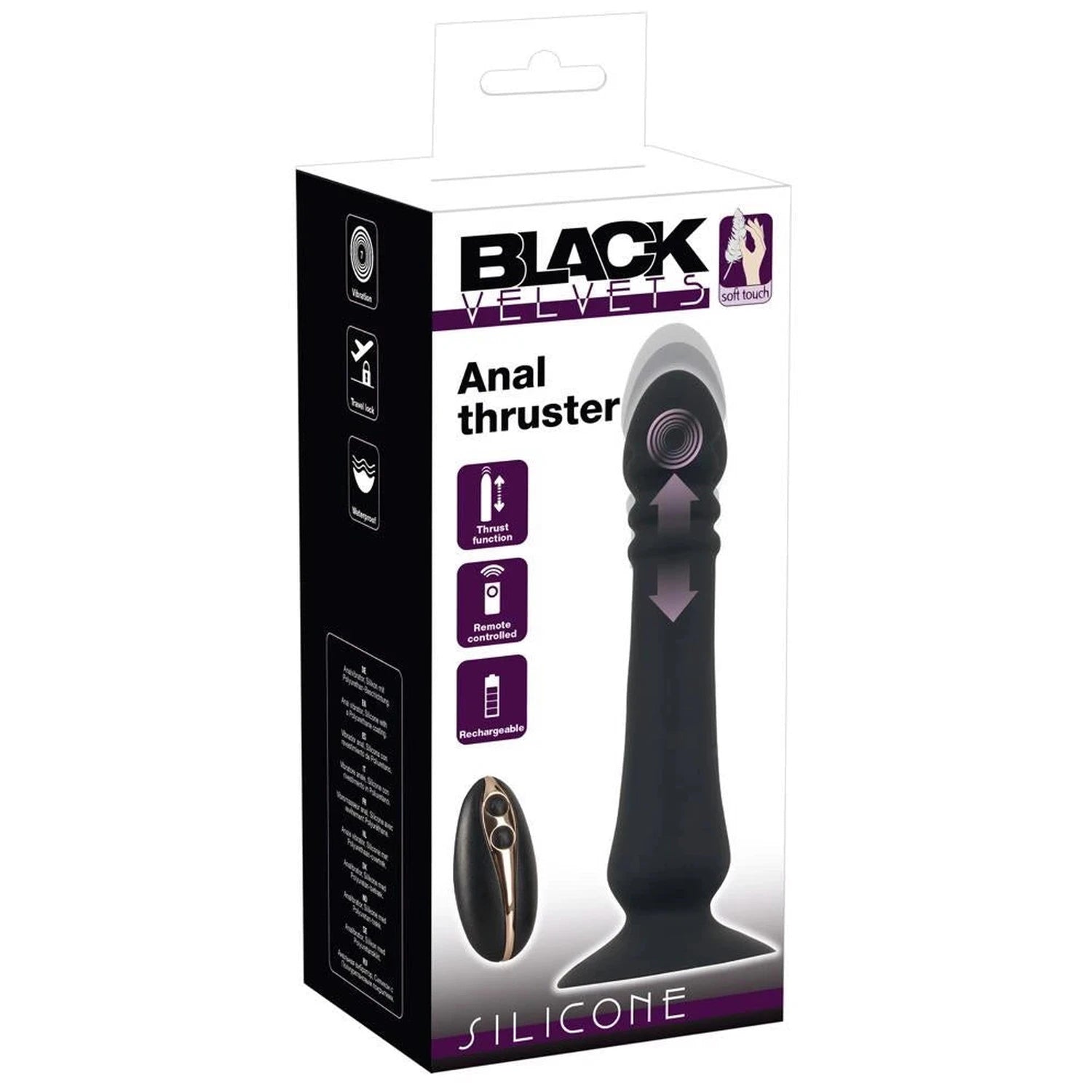 Godemiché Anale "Black Velvets"