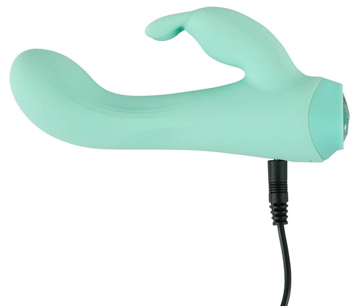 Mini vibratore 13.6 cm – ricaricabile, verde | Cuties