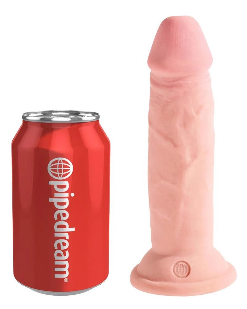 Dildo realistico KCP 6 Triple Density – con ventosa, in cyberskin | King Cock Plus
