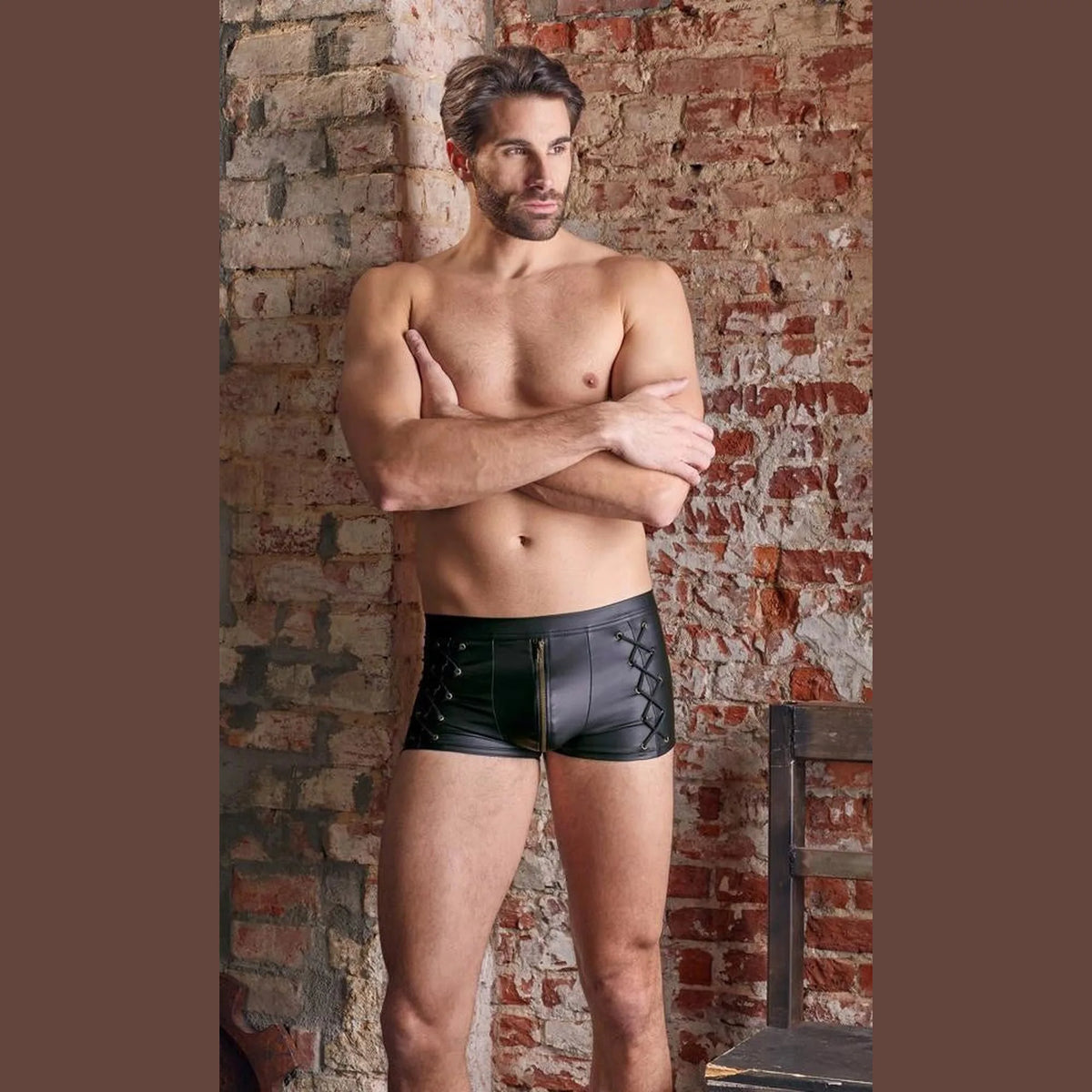 Calças de homem Pants – preta 21325241711 | NEK