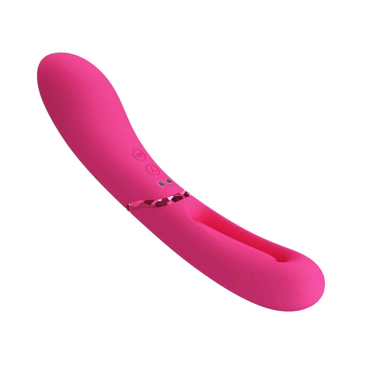 Vibratore punto G Lexie 4 wiggling 7 funzioni – ricaricabile, fucsia | Romance