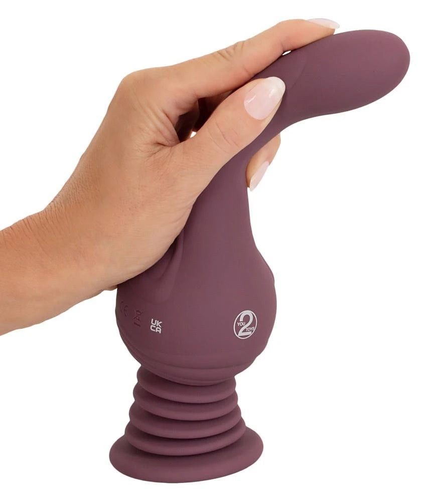 Vibrador ponto G Turbo Shaker 23.7 cm – recarregável, roxo