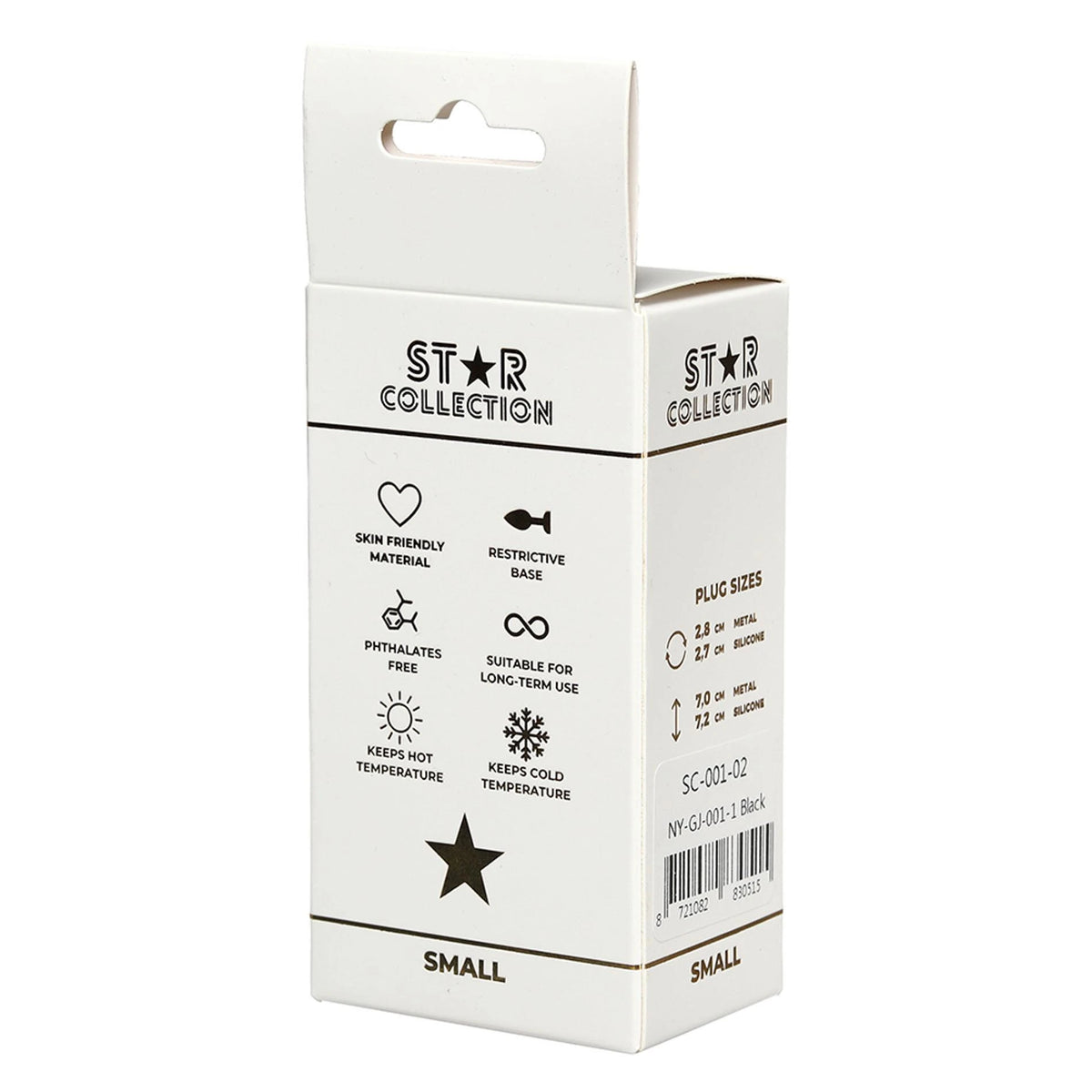 Plug anal Stone – com joia 57-SC-001-02 | Star Collection