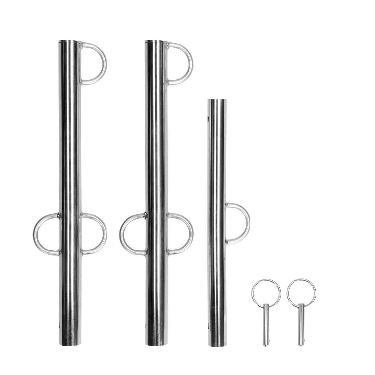 Costrizione bondage Spreader Bar with Multiple Hooks – argento | Ouch!