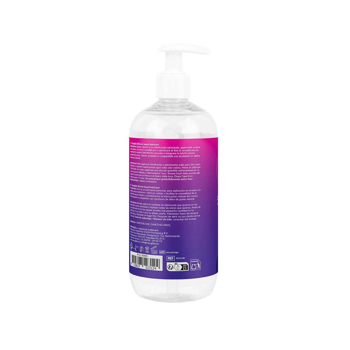 Lubrificante 500 ml – a base di silicone | EasyGlide