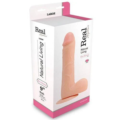 Vibrator - REALISTIC VIBRATOR REAL RAPTURE FLESH 9"