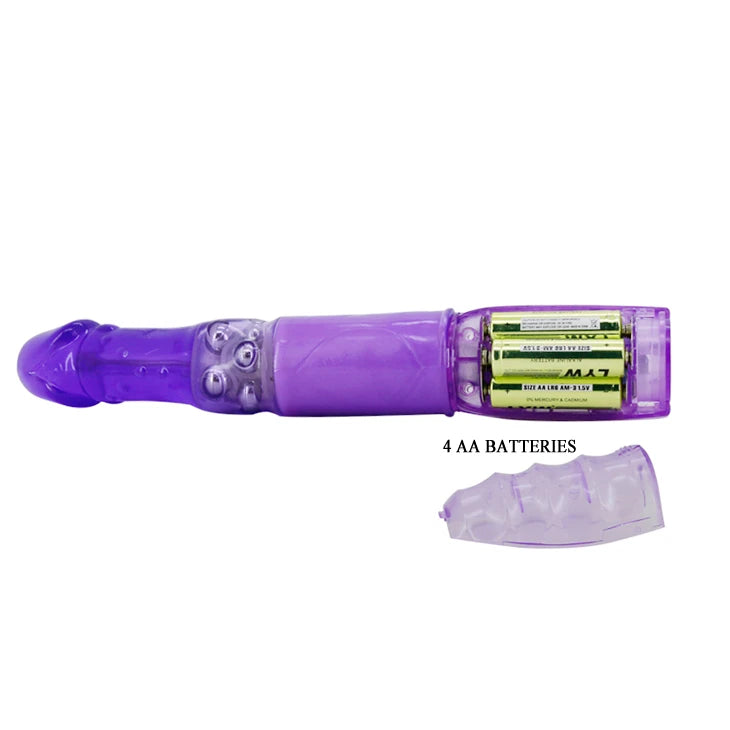 Vibrador rabbit Travel Partner – rotativo, roxo | Baile
