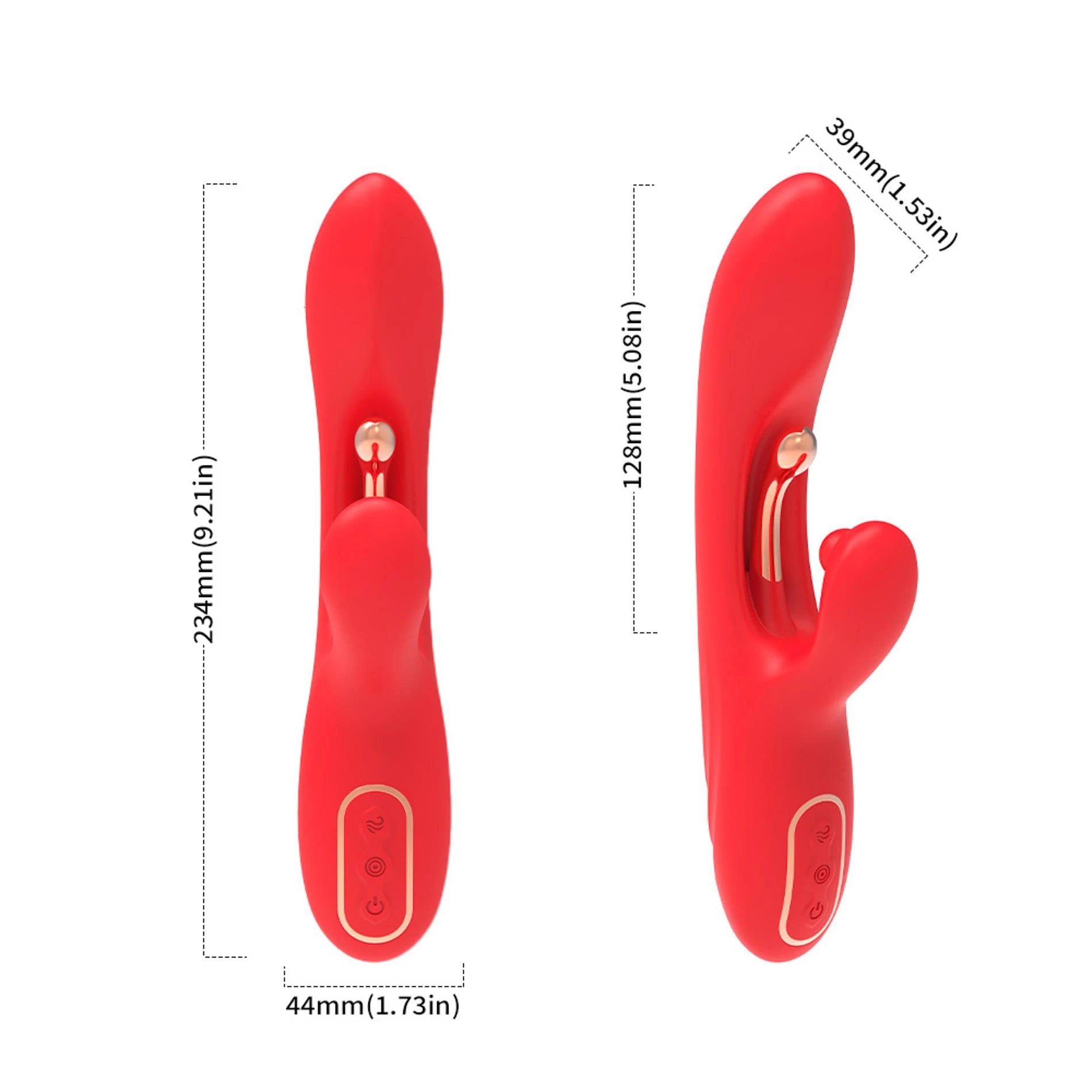 Vibration trois points Nirvana Rouge