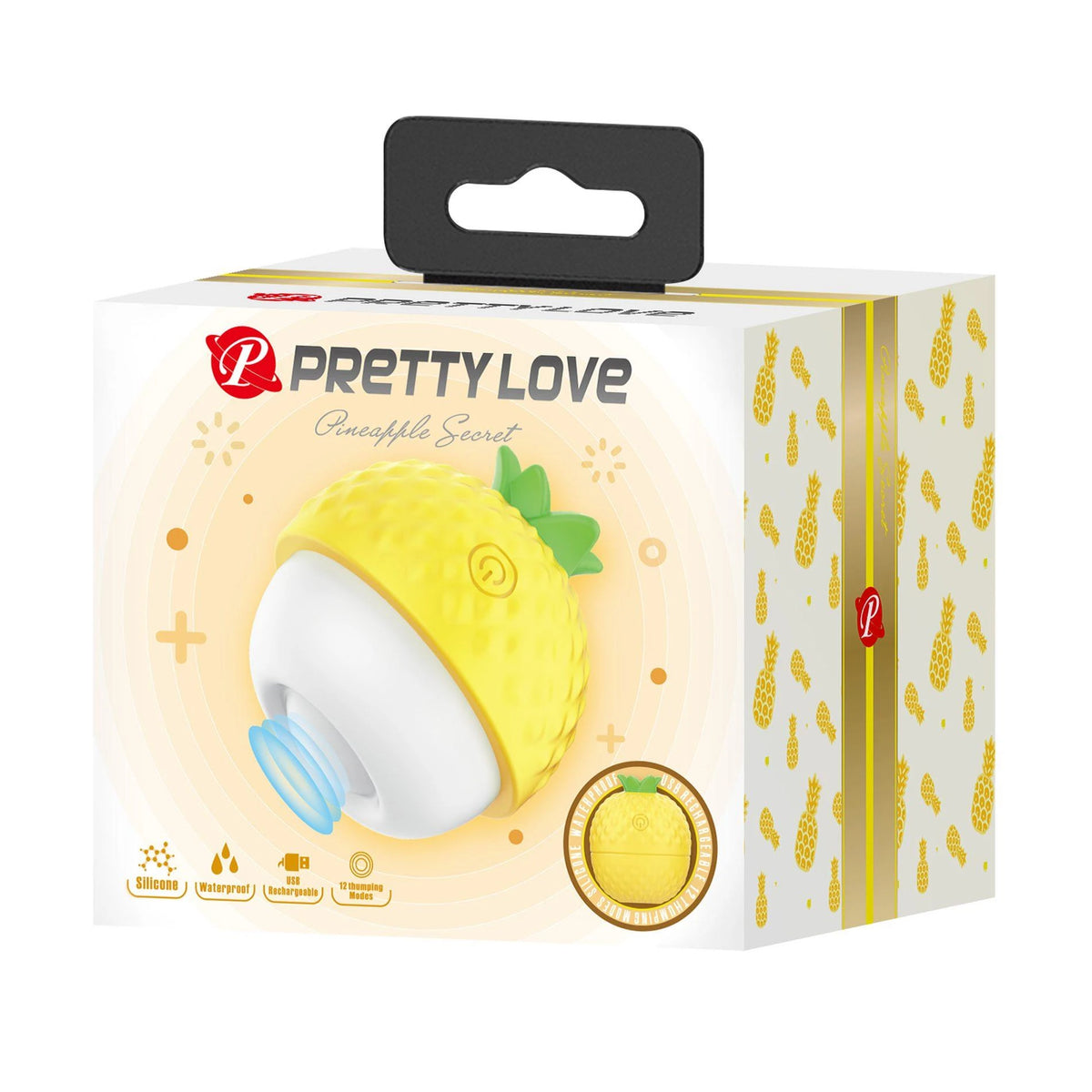 Clitoral stimulator Pineapple thumping 12 functions – white BI-300064 | Pretty Love