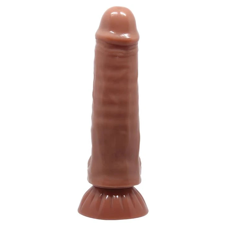 Dildo realistico Baron – con ventosa, impermeabile, marrone | Baile