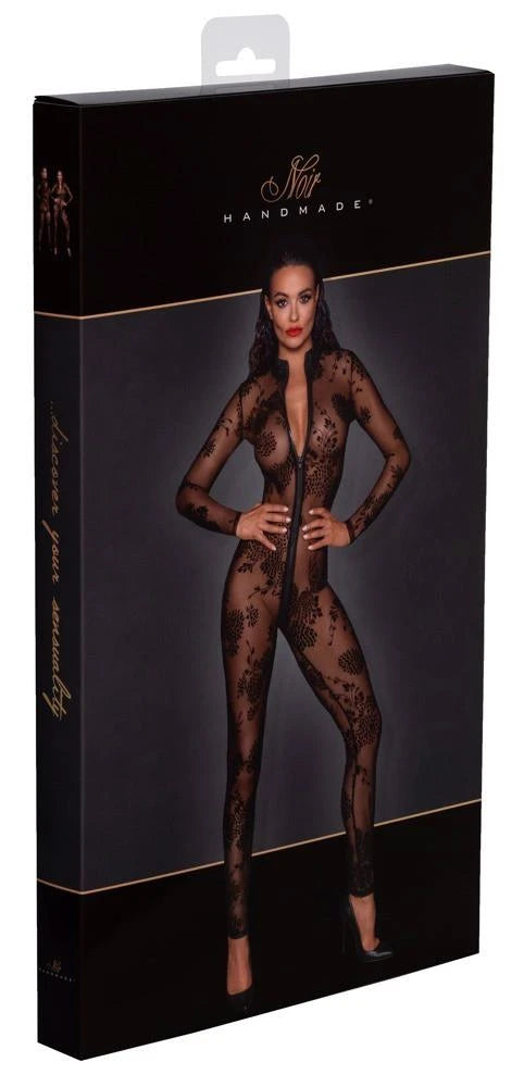 Catsuit Jumpsuit Flock | Noir