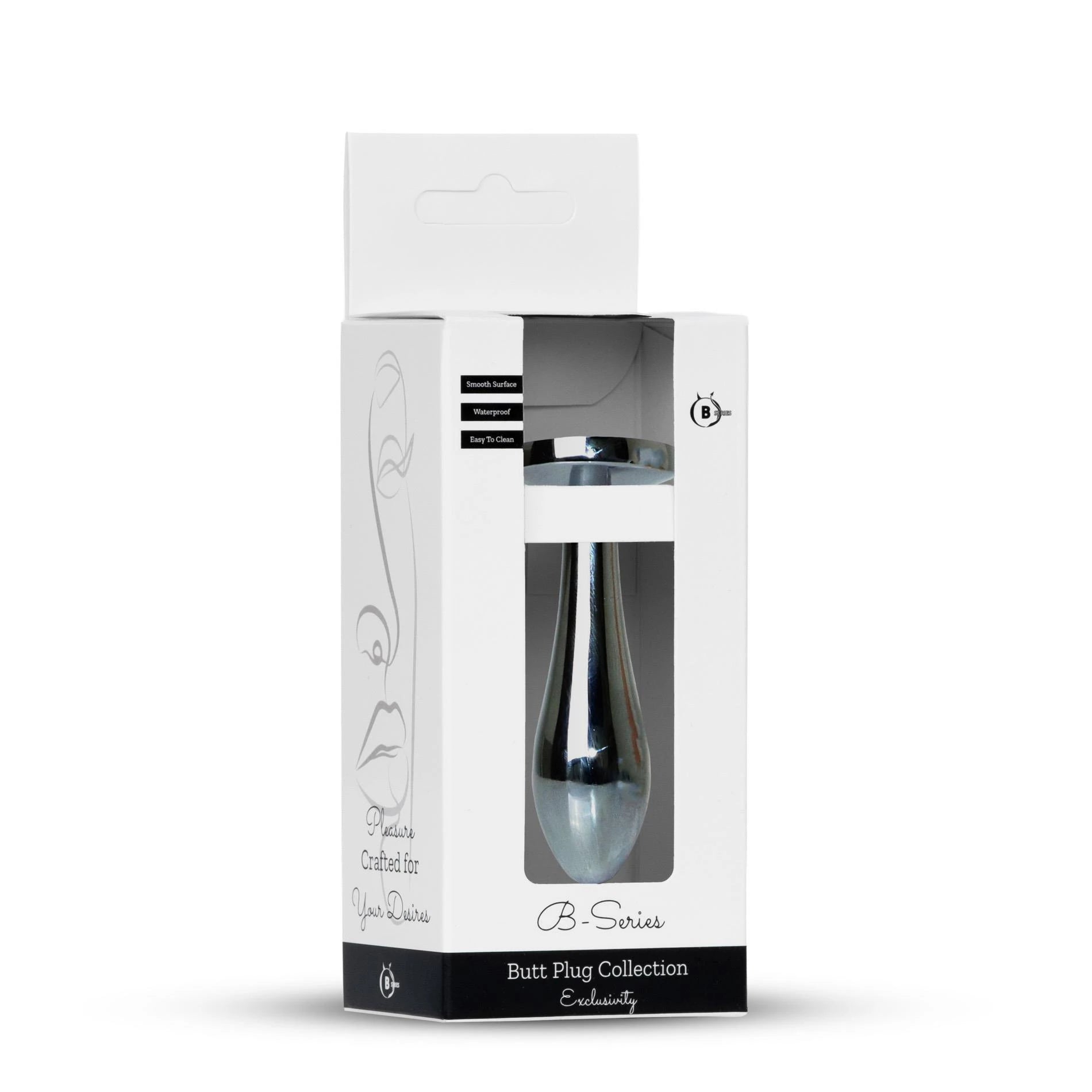 Plug-Bijoux Argent PLUG- Transparent S