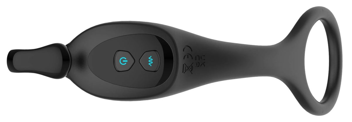 Vibrador anal – con mando a distancia, recargable, negro | Favorites