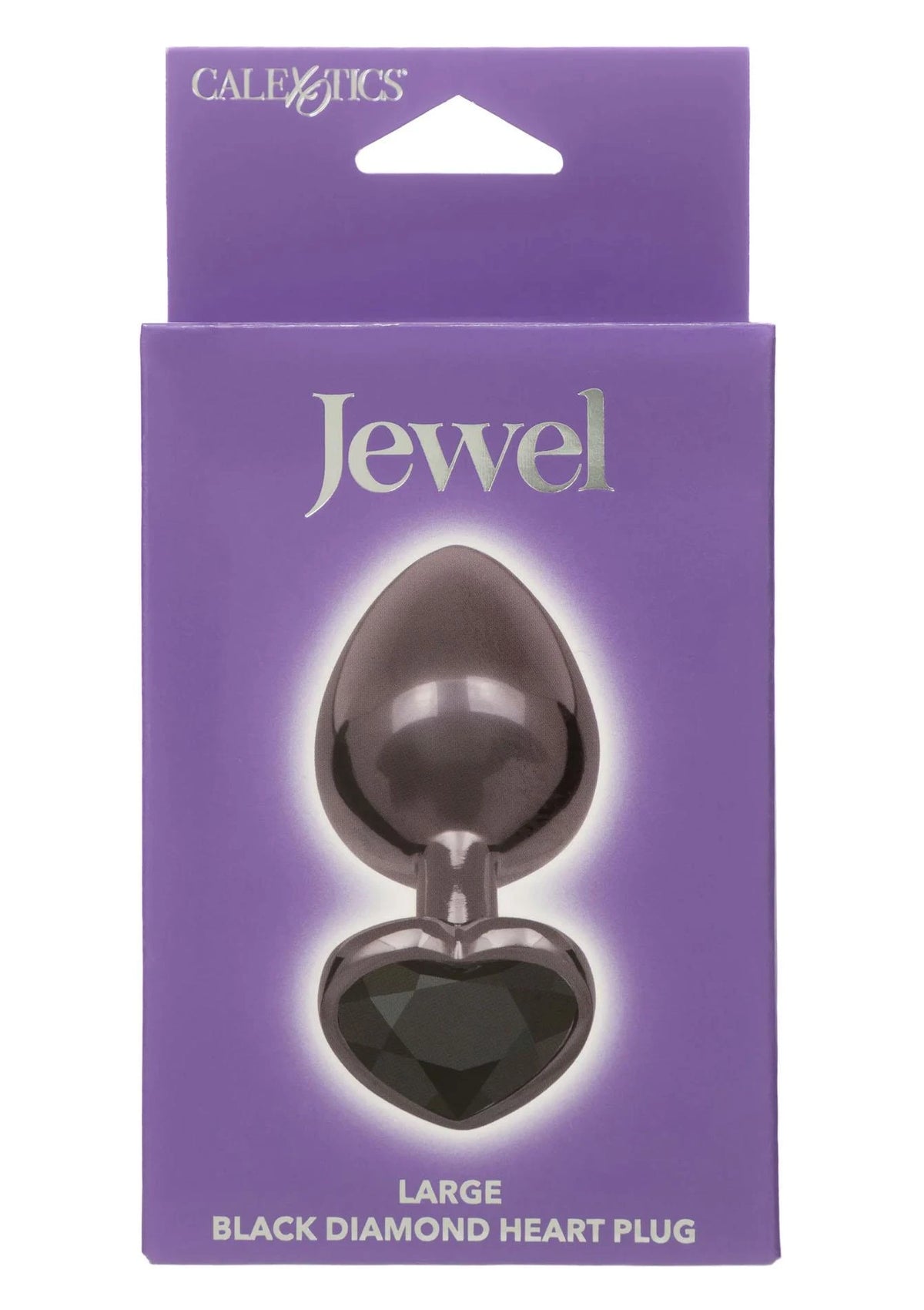 Butt plug Heart – jewelled 30-16517-X-BLACK | Calexotics