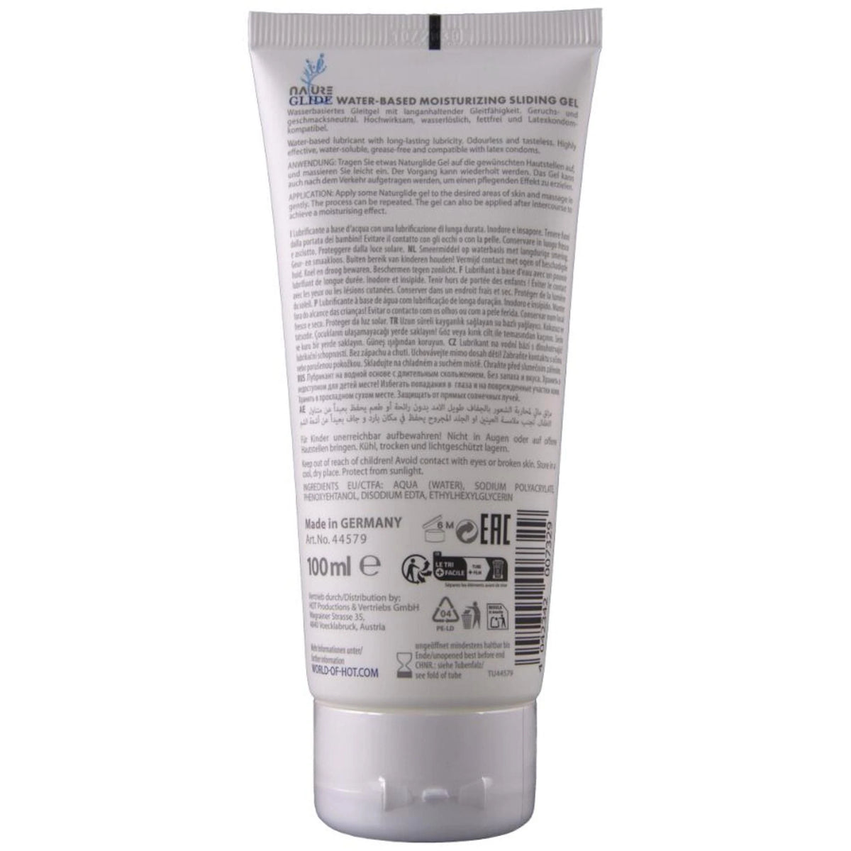 Lubrifiant Naturglide 100 ml – à base d'eau | Hot
