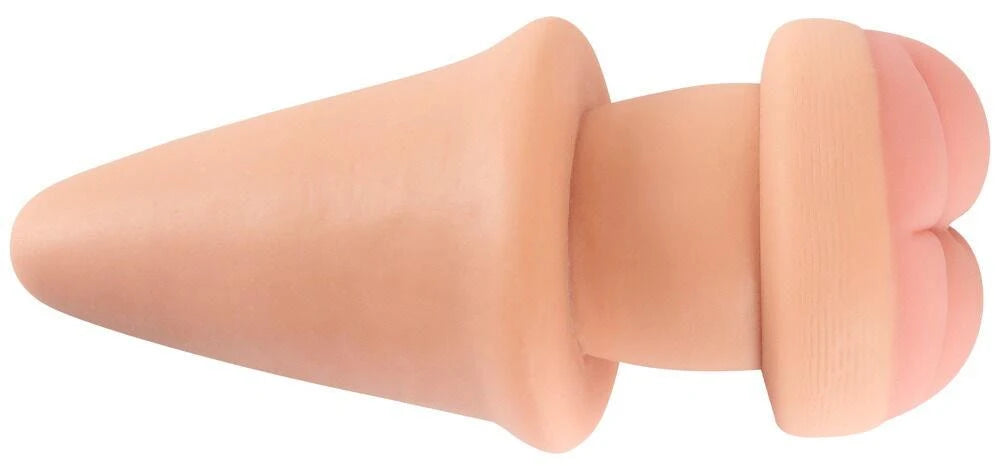 Plug anale 2in1 19.5 cm – nude | Nature Skin