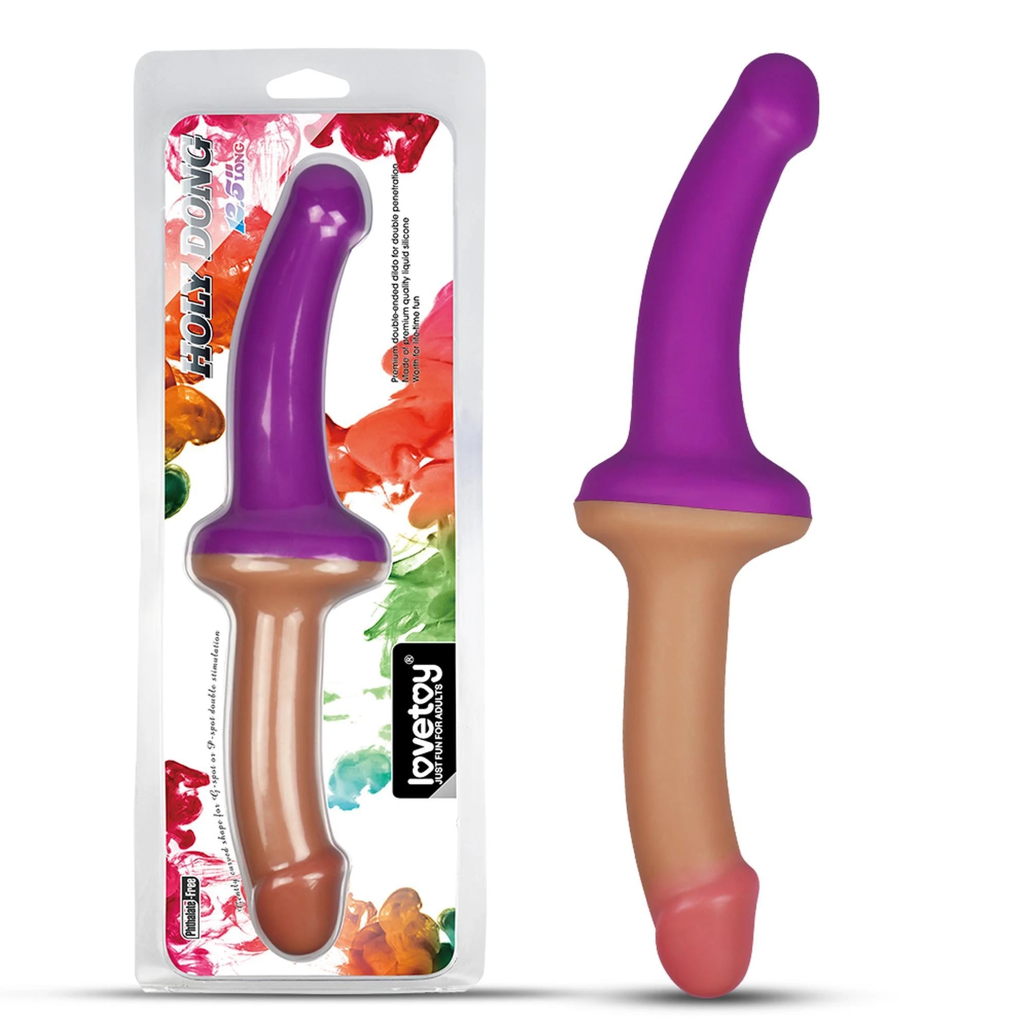12.5″ Holy Dong Premium Silicone Double ended Dildo